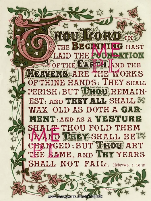 : Religious verse 1900 : Religious verse 1900