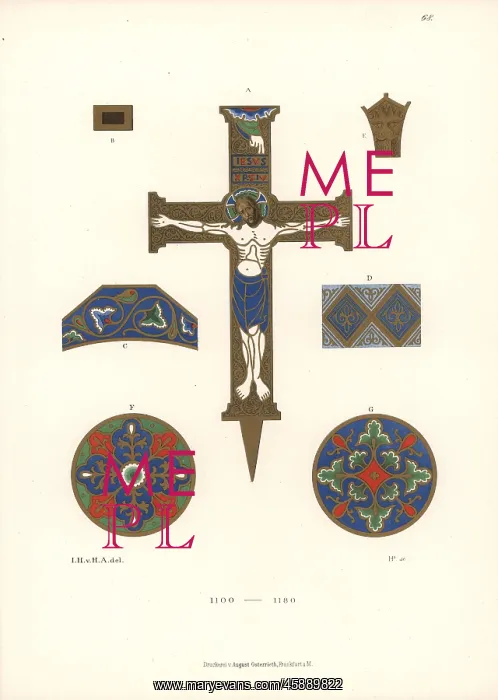 : Reliquary cross : Reliquary cross