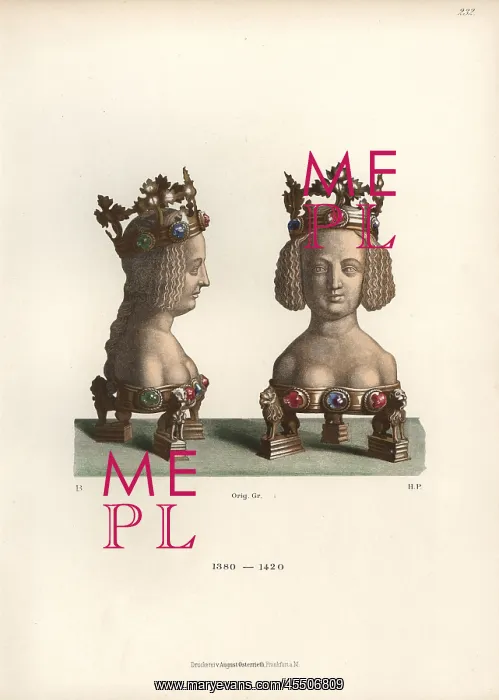 : Reliquary in the form of a bust of a young : Reliquary in the form of a bust of a young