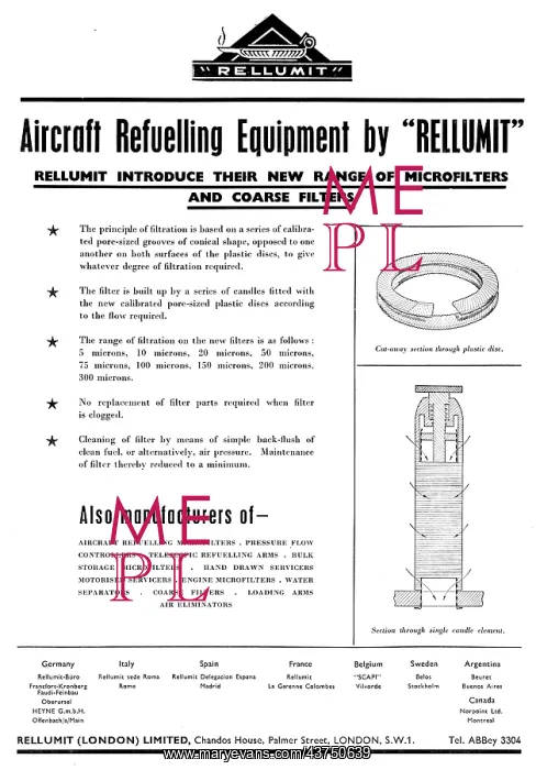 : Rellumit Aircraft Refuelling Equipment : Rellumit Aircraft Refuelling Equipment