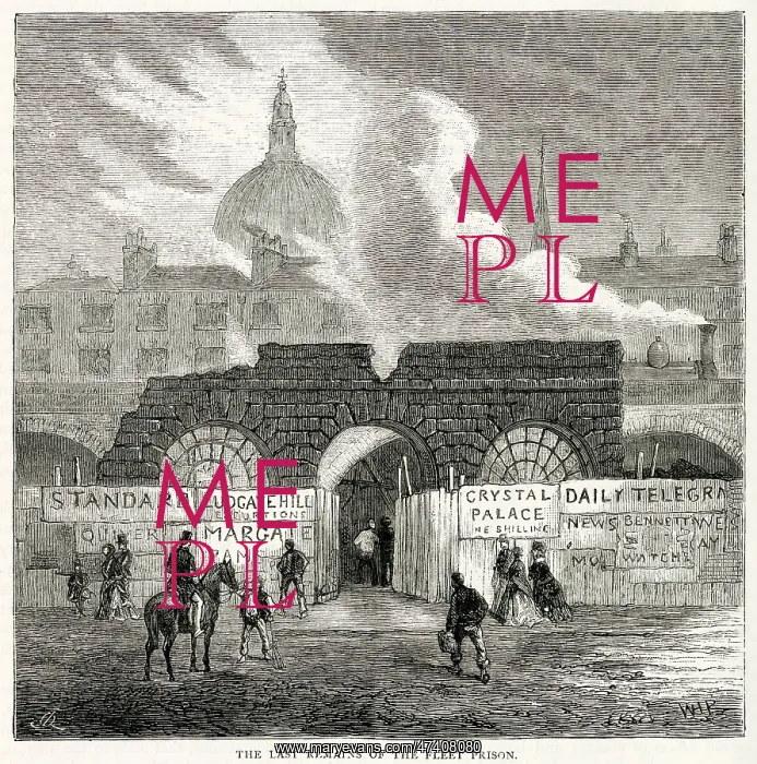 : Last Remains of Fleet Prison, London : Last Remains of Fleet Prison, London