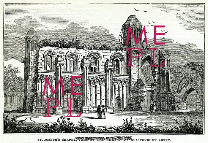 : Remains of Glastonbury Abbey : Remains of Glastonbury Abbey
