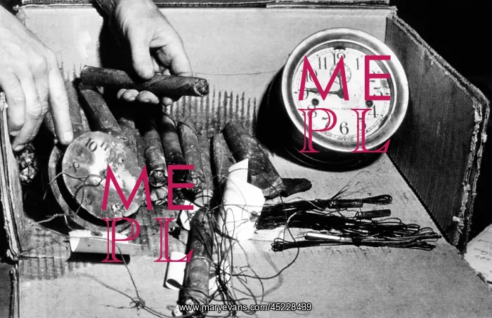 : Remains of a time bomb. Mr. and Mrs. Walter ? : Remains of a time bomb. Mr. and Mrs. Walter ?