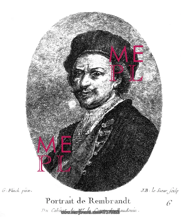  : REMBRANDT VAN RHYN Dutch artist