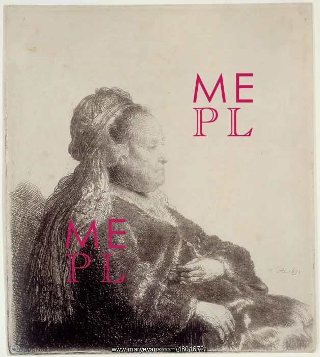 : Rembrandt's mother : Rembrandt's mother