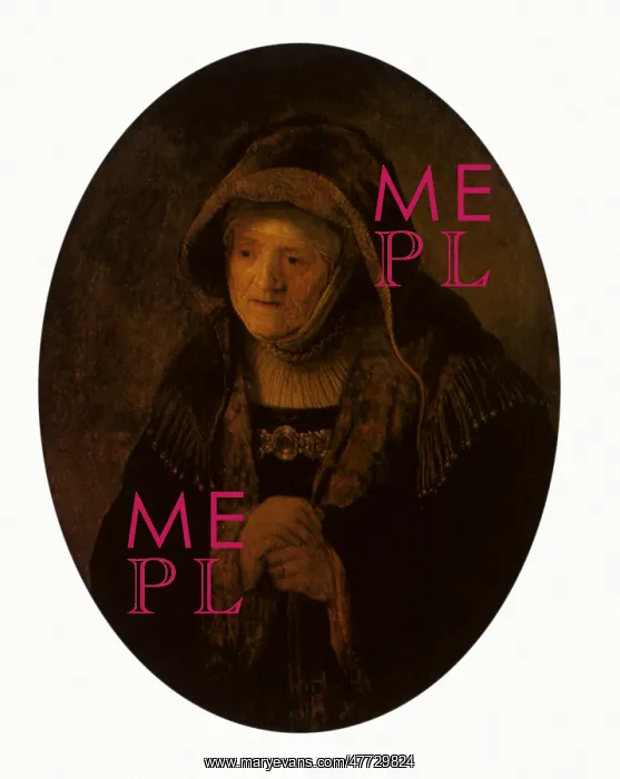 : Rembrandt's Mother as the Prophetess Hannah : Rembrandt's Mother as the Prophetess Hannah