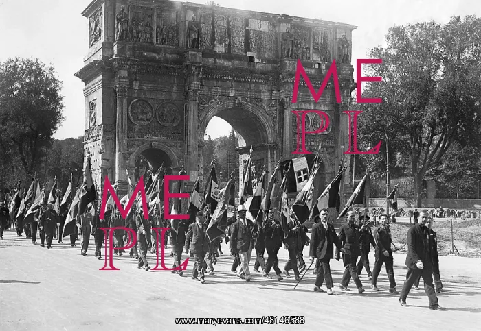  : Remembrance walk to commemorate the March on Rome, 1929