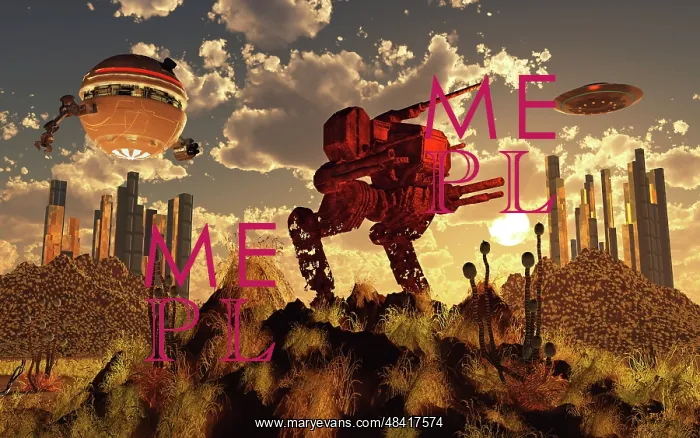 : The remnants of a past futuristic war : The remnants of a past futuristic war