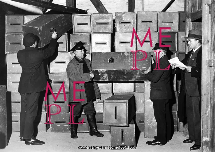: Removal of ballot boxes, 1933 : Removal of ballot boxes, 1933