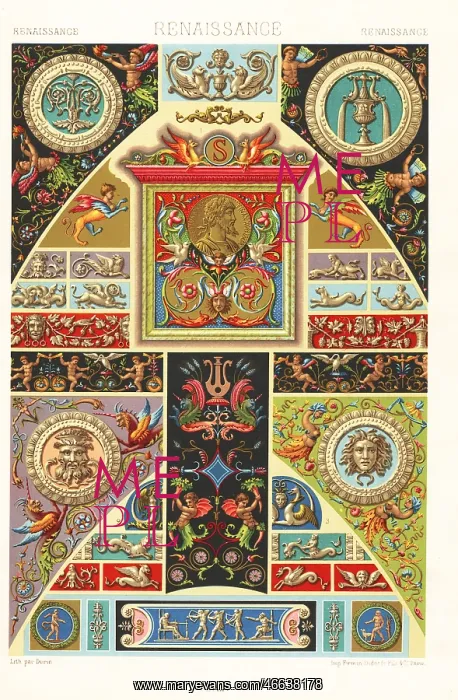 : Renaissance art: grotesques from the Vatican, 16th century : Renaissance art: grotesques from the Vatican, 16th century