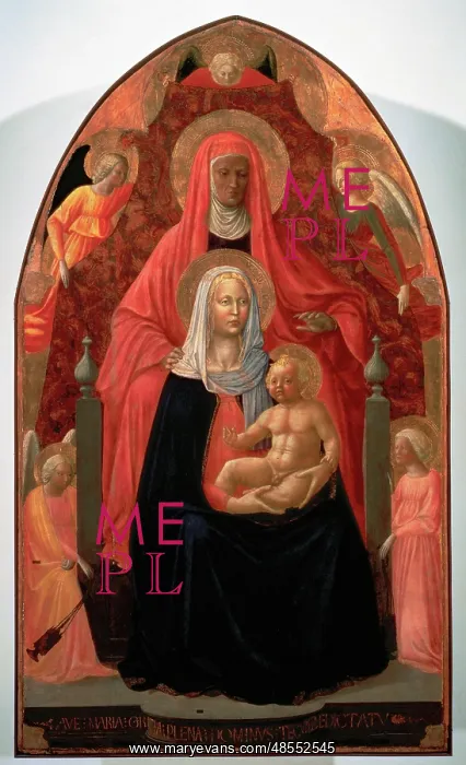 : Renaissance. Masaccio (1401-1428). The Madonna and Child wit : Renaissance. Masaccio (1401-1428). The Madonna and Child wit