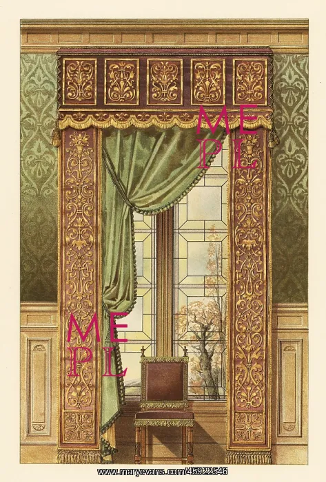 : Renaissance-style wall hanging, circa 1900 : Renaissance-style wall hanging, circa 1900
