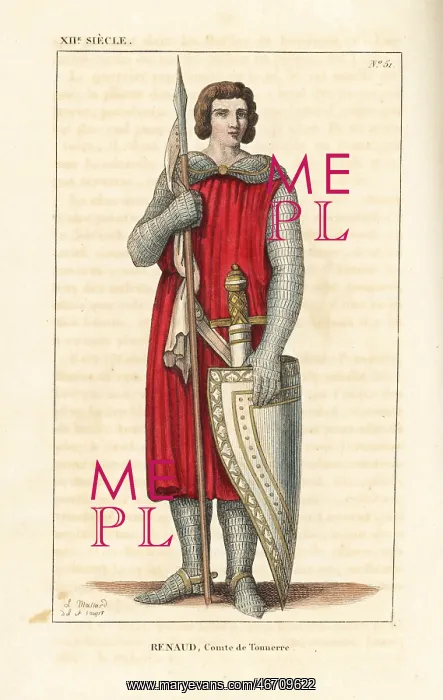 : Renaud or Bernard, Count of Tonnerre, 12th century : Renaud or Bernard, Count of Tonnerre, 12th century