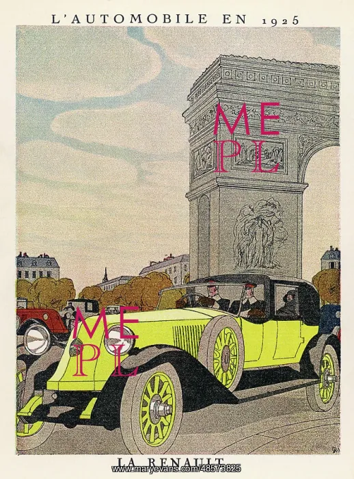 : Renault at Arc Triomphe : Renault at Arc Triomphe