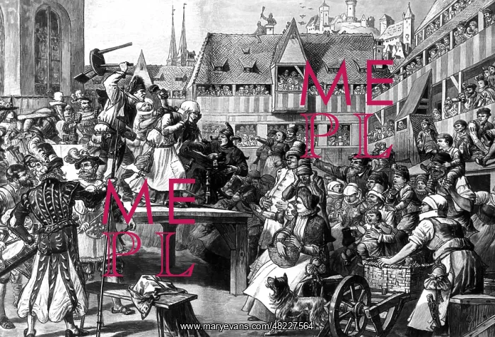 : Rendering of a carnival farce by Hans Sachs : Rendering of a carnival farce by Hans Sachs