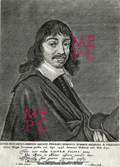 : Rene Descartes, French mathematician and philosopher : Rene Descartes, French mathematician and philosopher