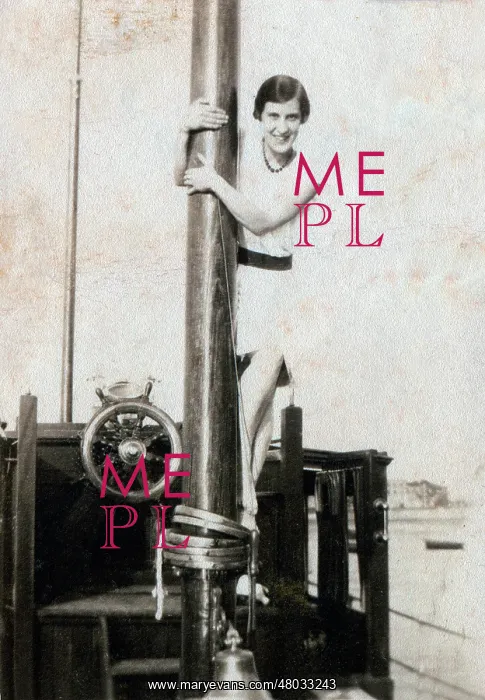  : Rene Fraser on board Goddess in 1928