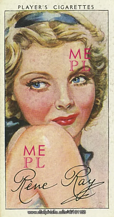 : Rene Ray, British film and stage actress : Rene Ray, British film and stage actress