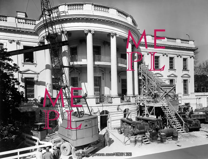 : Renovation of the White House during the Truman : Renovation of the White House during the Truman