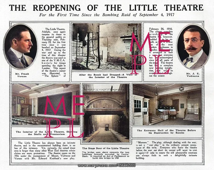 : Reopening of the Little Theatre, 1920 : Reopening of the Little Theatre, 1920