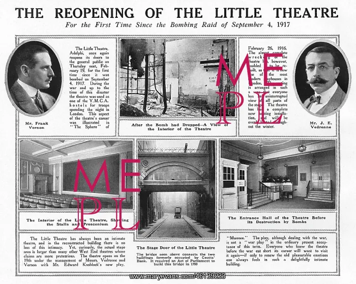 : Reopening of the Little Theatre, 1920 : Reopening of the Little Theatre, 1920