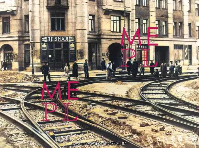 : Repairs to Petrograd Tramways, 1923 : Repairs to Petrograd Tramways, 1923