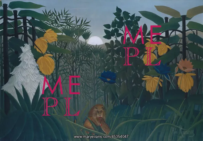  : The Repast of the Lion, by Henri Rousseau