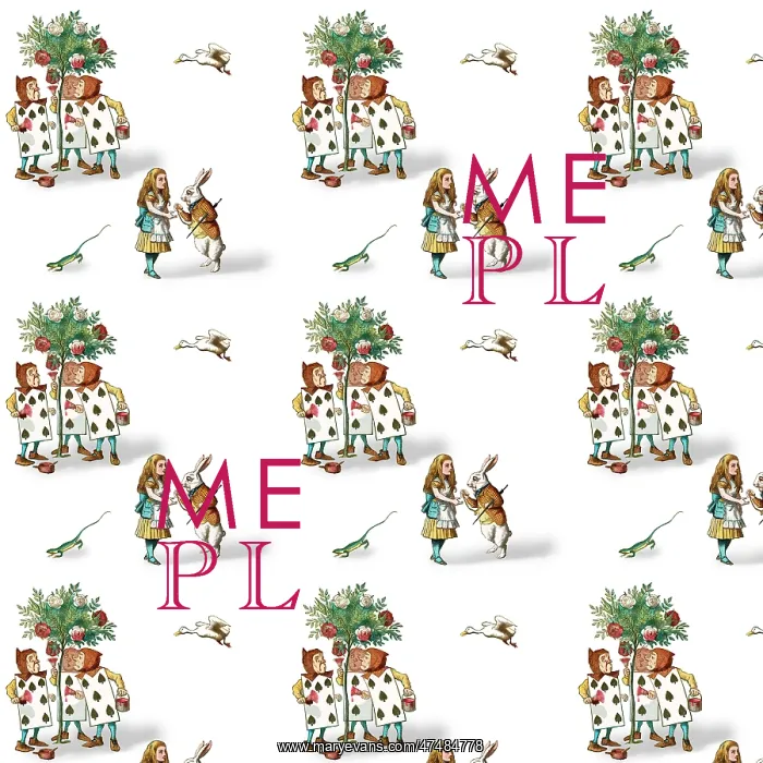 : Repeating Pattern - Alice and Gardeners : Repeating Pattern - Alice and Gardeners