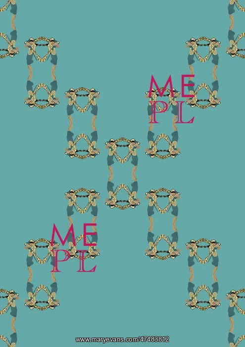 : Repeating Pattern - Art Deco Woman : Repeating Pattern - Art Deco Woman