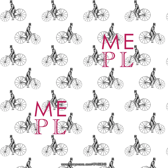 : Repeating Pattern - Bicycle : Repeating Pattern - Bicycle