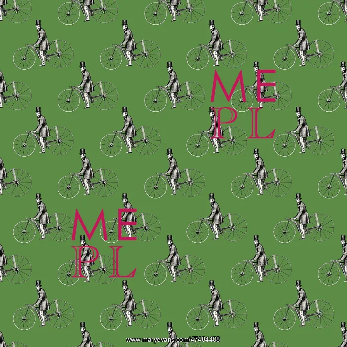 : Repeating Pattern - Bicycles : Repeating Pattern - Bicycles