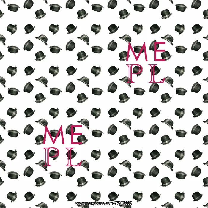  : Repeating Pattern - Bowler Hats