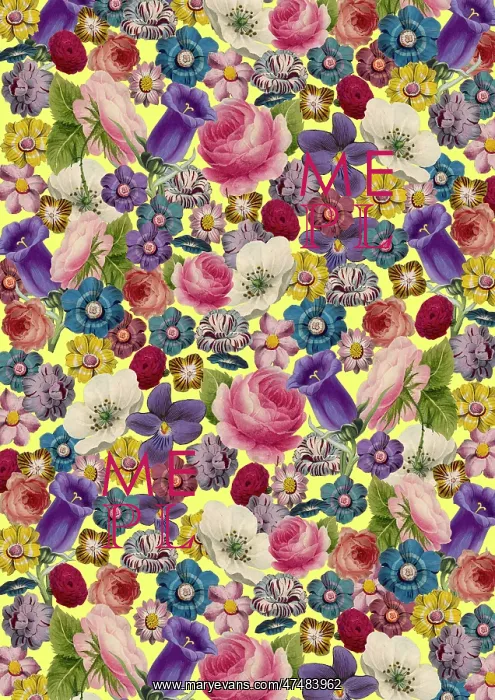 : Repeating Pattern - Floral Assemblage : Repeating Pattern - Floral Assemblage