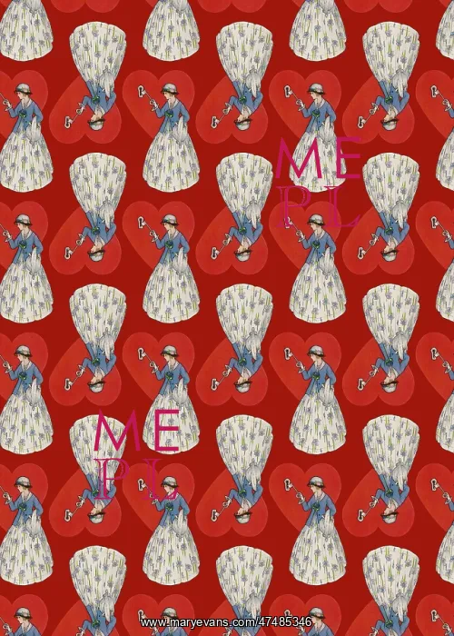 : Repeating Pattern - Heart Lock in red : Repeating Pattern - Heart Lock in red