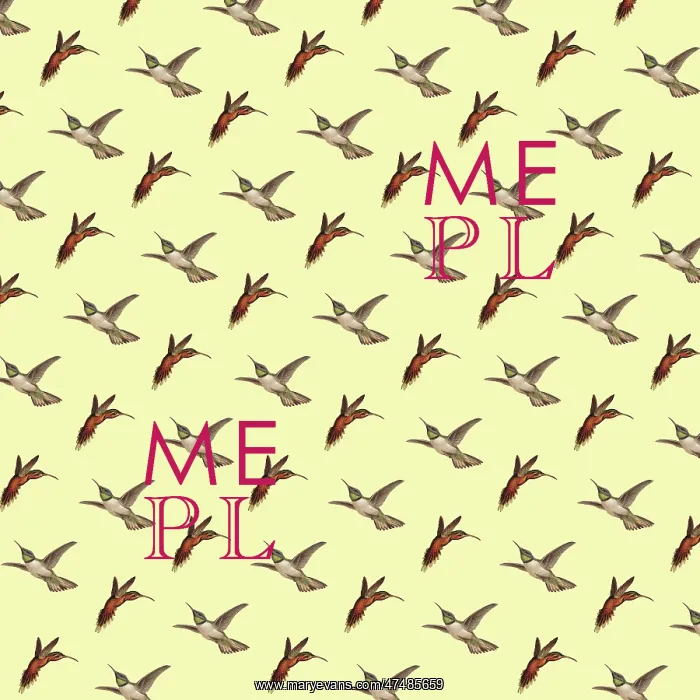 : Repeating Pattern - Hummingbirds : Repeating Pattern - Hummingbirds