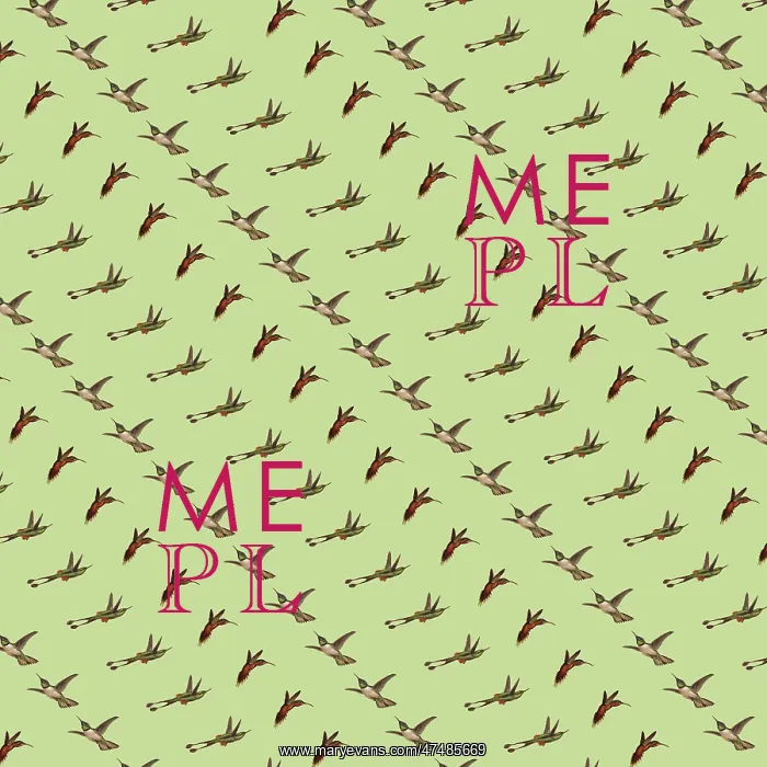 : Repeating Pattern - Hummingbirds : Repeating Pattern - Hummingbirds
