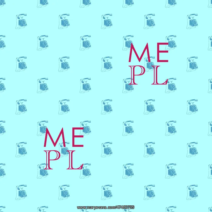 : Repeating Pattern - Old Style Telephone Receivers : Repeating Pattern - Old Style Telephone Receivers