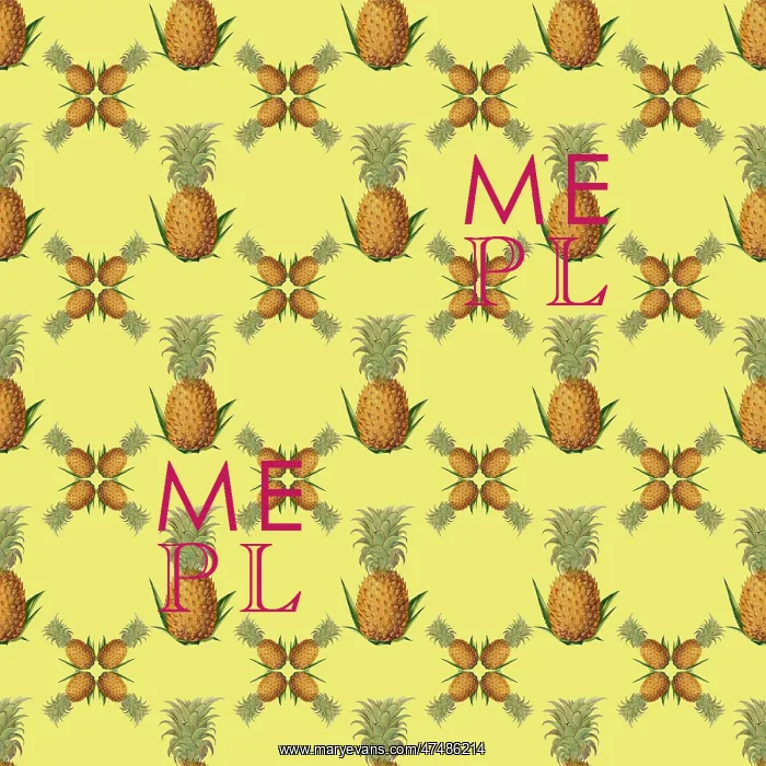 : Repeating Pattern - Pineapples : Repeating Pattern - Pineapples