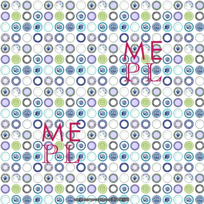 : Repeating Pattern - Plates : Repeating Pattern - Plates