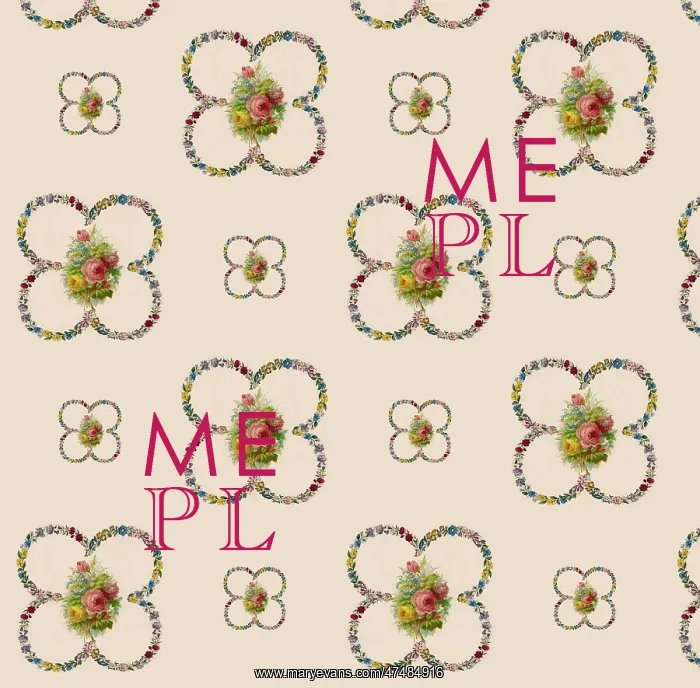 : Repeating Pattern - Roses : Repeating Pattern - Roses