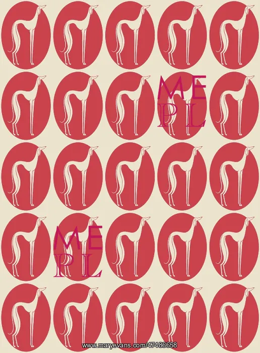 : Repeating Pattern - Saluki Dogs : Repeating Pattern - Saluki Dogs