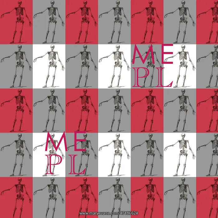 : Repeating Pattern - Skeletons : Repeating Pattern - Skeletons
