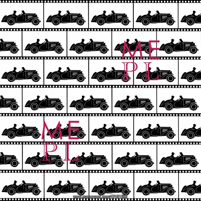 : Repeating Pattern - Sports car : Repeating Pattern - Sports car