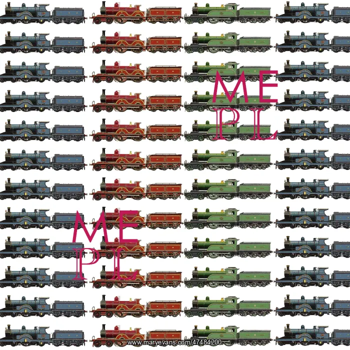 : Repeating Pattern - Steam Engines : Repeating Pattern - Steam Engines