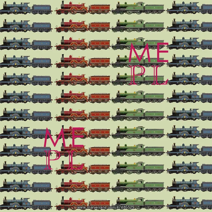: Repeating Pattern - Steam Engines : Repeating Pattern - Steam Engines