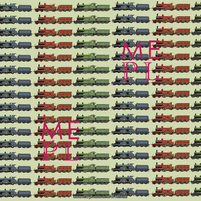 : Repeating Pattern - Steam Engines : Repeating Pattern - Steam Engines