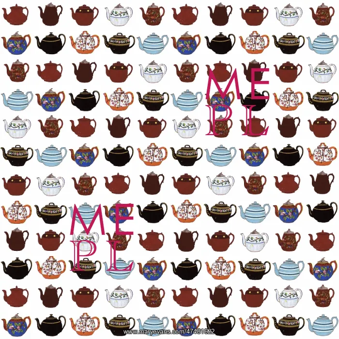 : Repeating Pattern - Teapots : Repeating Pattern - Teapots