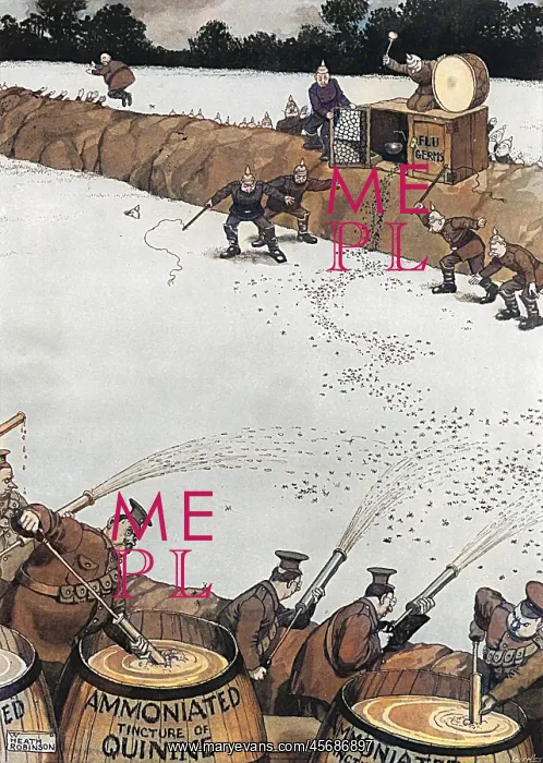 : Repelling a Flu Assault by Heath Robinson : Repelling a Flu Assault by Heath Robinson