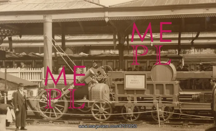  : A replica of Stephenson's Rocket, locamotive