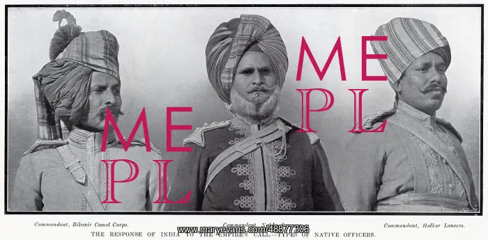 : Reponse of India to the Empire - WWI : Reponse of India to the Empire - WWI